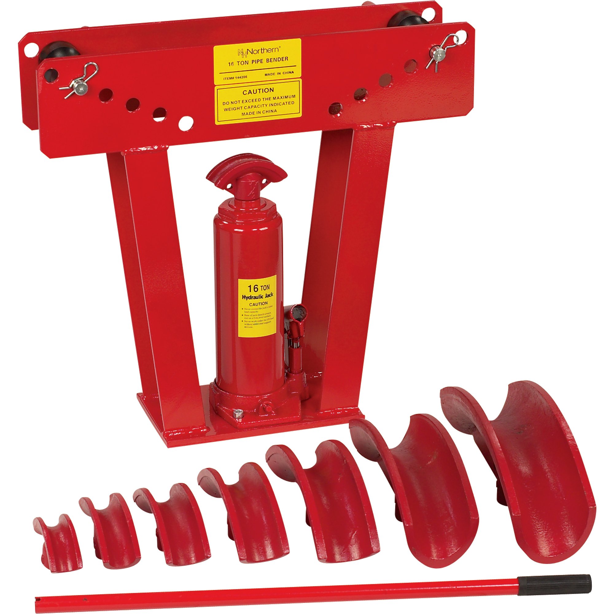 Northern Industrial Hydraulic Pipe Bender — 16Ton Northern Tool